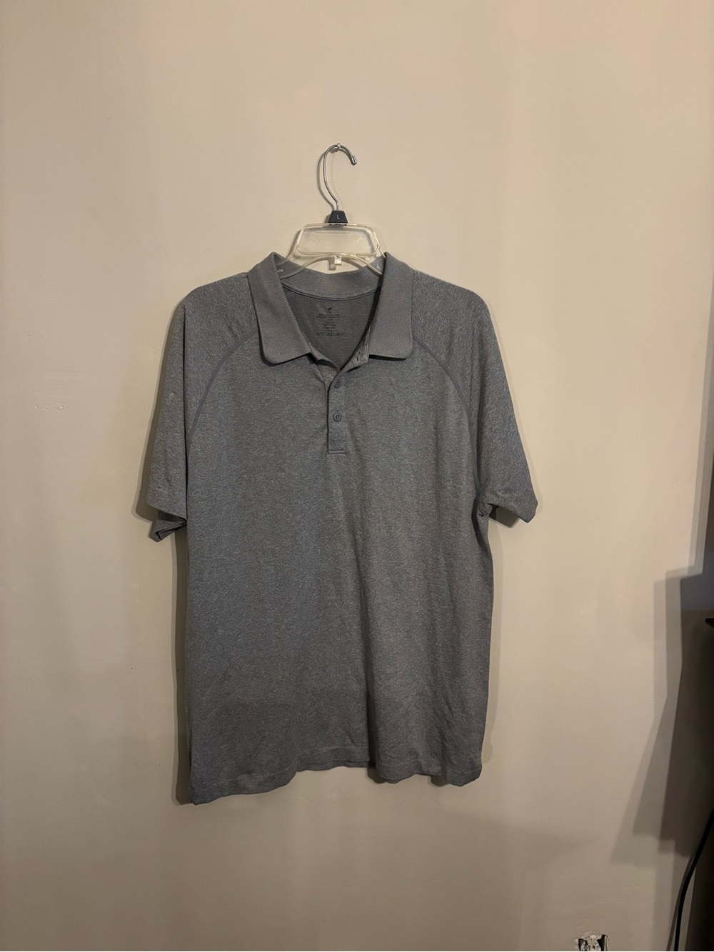 Fabletics Men's Heather Gray Polo